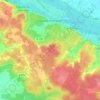 Souzay-Champigny topographic map, elevation, terrain