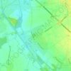 Férin topographic map, elevation, terrain