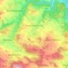 Horní Heřmanice topographic map, elevation, terrain