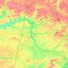 La Somme Rivière topographic map, elevation, terrain