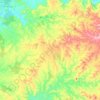 Painel topographic map, elevation, terrain