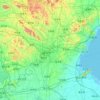 Yi River topographic map, elevation, terrain