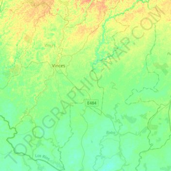 Guare topographic map, elevation, terrain