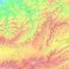 Алайский район topographic map, elevation, terrain