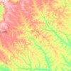 Ribas do Rio Pardo topographic map, elevation, terrain