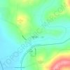 Gingin topographic map, elevation, terrain