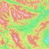 Murtal topographic map, elevation, terrain