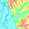Drazevac topographic map, elevation, terrain