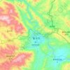 嘎洒街道 topographic map, elevation, terrain