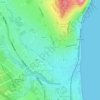 Ballybrack topographic map, elevation, terrain