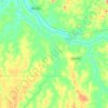 Rio Palha topographic map, elevation, terrain