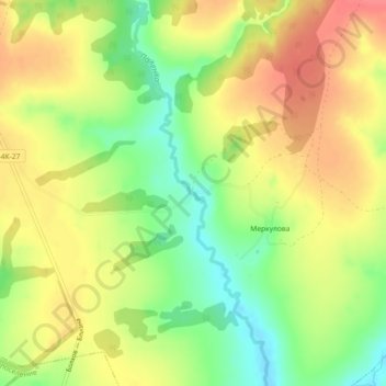 Паленка topographic map, elevation, terrain