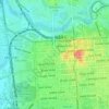 Light Square topographic map, elevation, terrain