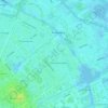 Oosterpark topographic map, elevation, terrain