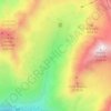 Val Cedec topographic map, elevation, terrain