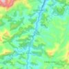 Rio Paquequer topographic map, elevation, terrain