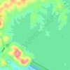 潮白河 topographic map, elevation, terrain