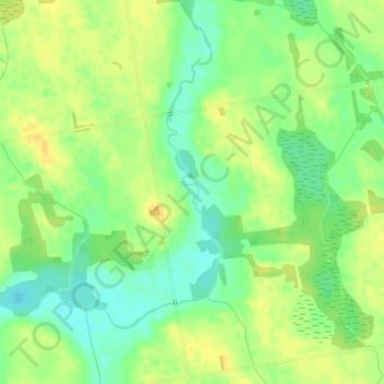 Maitland River topographic map, elevation, terrain