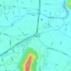 龙溪河 topographic map, elevation, terrain