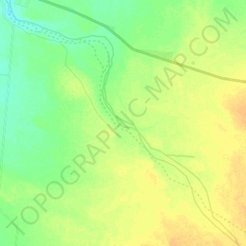 Barcoo River topographic map, elevation, terrain