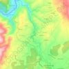 Ribeira de Poiares topographic map, elevation, terrain