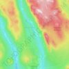 Rena topographic map, elevation, terrain