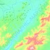 Río Guayape topographic map, elevation, terrain