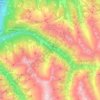 Zillergrund topographic map, elevation, terrain