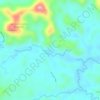 Sungai Kisau topographic map, elevation, terrain