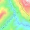 盘龙江 topographic map, elevation, terrain