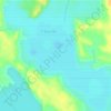 Hamoun Lake topographic map, elevation, terrain