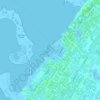 Jumeirah Fishing Harbor topographic map, elevation, terrain