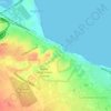 Happy Valley topographic map, elevation, terrain