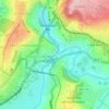 Oued Rhummel topographic map, elevation, terrain