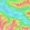 Walgau topographic map, elevation, terrain