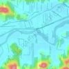 Rio Itapocu topographic map, elevation, terrain