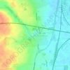 South Milford Park topographic map, elevation, terrain