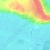 Panborough topographic map, elevation, terrain