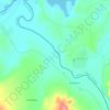 Rio Verde Pequeno topographic map, elevation, terrain