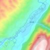 印江河 topographic map, elevation, terrain