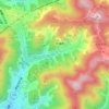 木場公園 topographic map, elevation, terrain