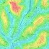 Ebogo topographic map, elevation, terrain