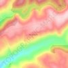 Torronteras topographic map, elevation, terrain