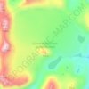 Gjømmerdalsbreen - Durejohjiehkki topographic map, elevation, terrain