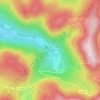 Lac de Retournemer topographic map, elevation, terrain