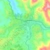 Kalaw topographic map, elevation, terrain