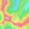 Refuge du buron d'Eylac topographic map, elevation, terrain