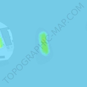 Ariadhoo topographic map, elevation, terrain