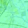 萧太后河 topographic map, elevation, terrain