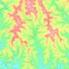 Rio Santo Antônio do Pinhal topographic map, elevation, terrain